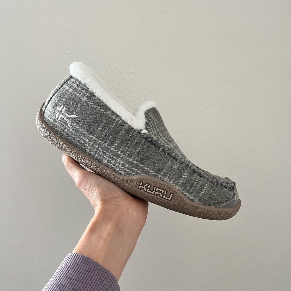 KURU LOFT Women’s Gray Slippers Size 8.5 Orthopedic Shoes